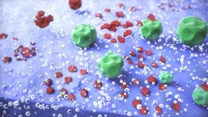 3d bacteria dying