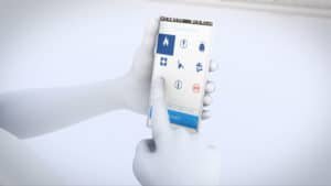 Screen app character animation